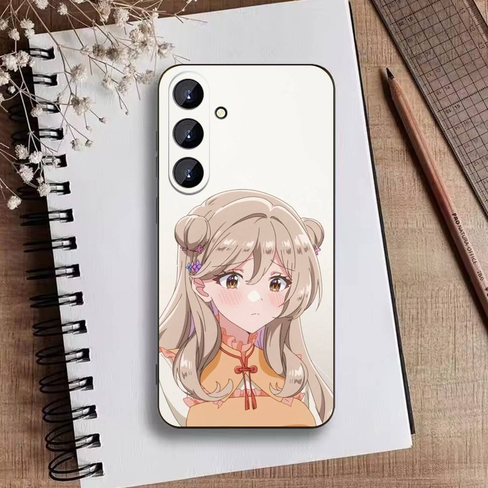 Watanare Anime Phone Case For Samsung Galaxy A73,A21s,A22,A31,A52,A53,A71,A41Soft Black Shell