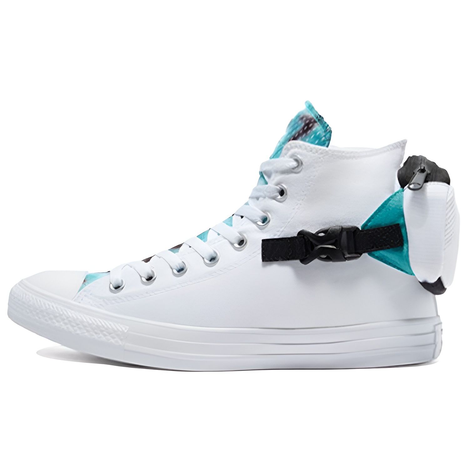 

Converse Chuck Taylor All Star Прочные Модные Высокие Кеды из Канваса Унисекс Кеды Белый Голубой 170829C 36