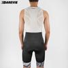 DAREVIE Herren Radhose Trainingslevel Radsportset Trägerhose Herren Radsport 80kg/m³ Polster Atmungsaktive Träger-Radhose Mann