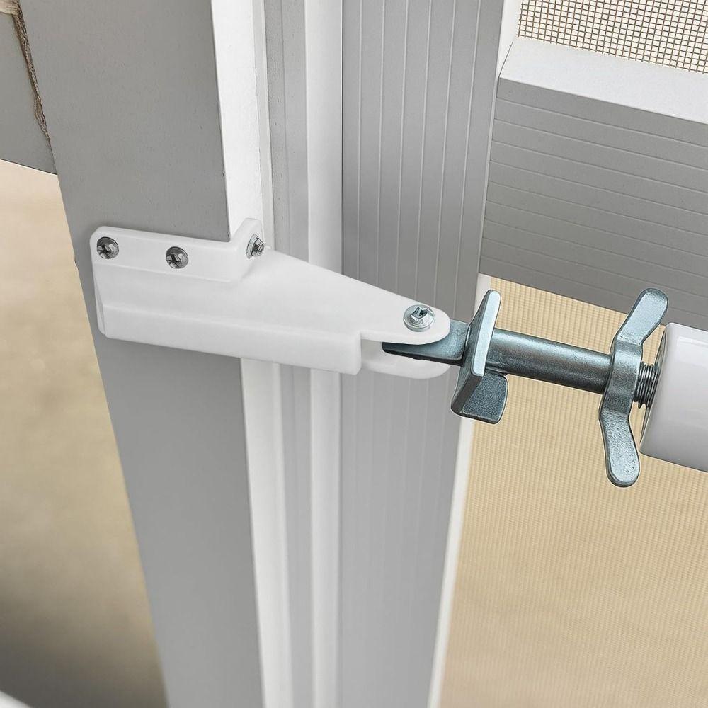 2pcs Adjustable Storm Hardware Bracket Replacement Parts Door Post Jamb Bracket For Farmhouse