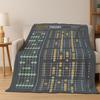 Music Theory Chart Guitar Chords Flannel Blanket Soft Warm Throw Blanket for Bedroom Living Room Bed Travel Camping Picnic Gift