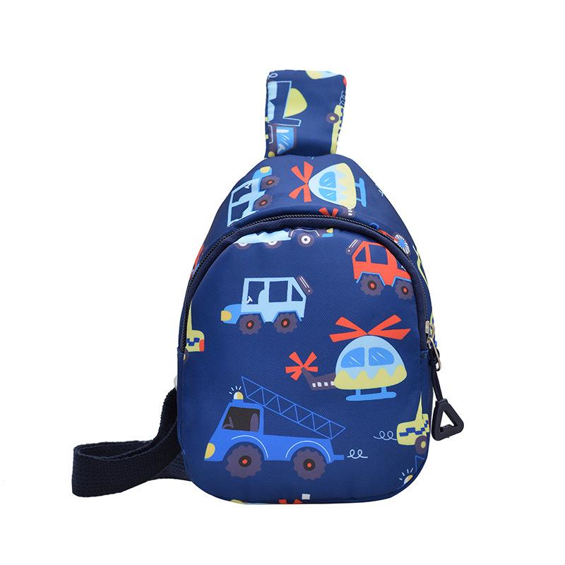 2026 Trendy Graffiti Car Chest Bag: Cute, Large-Capacity Snack & Backpack for Girls