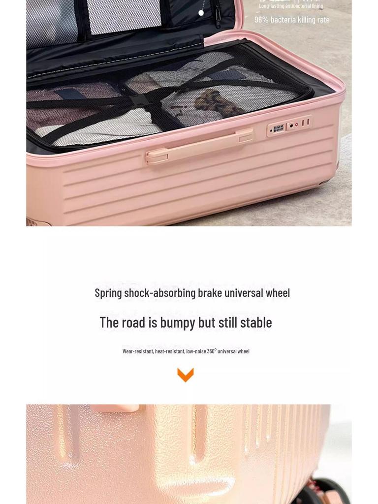 20-Inch Large Capacity Multi-Wheel Suitcase for Female Students