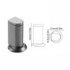 Floor Mounted Door Stop Anticollision Magnetic Door Stoppers Adjustable Bedroom Door Stop Wall Protector Door Accessories