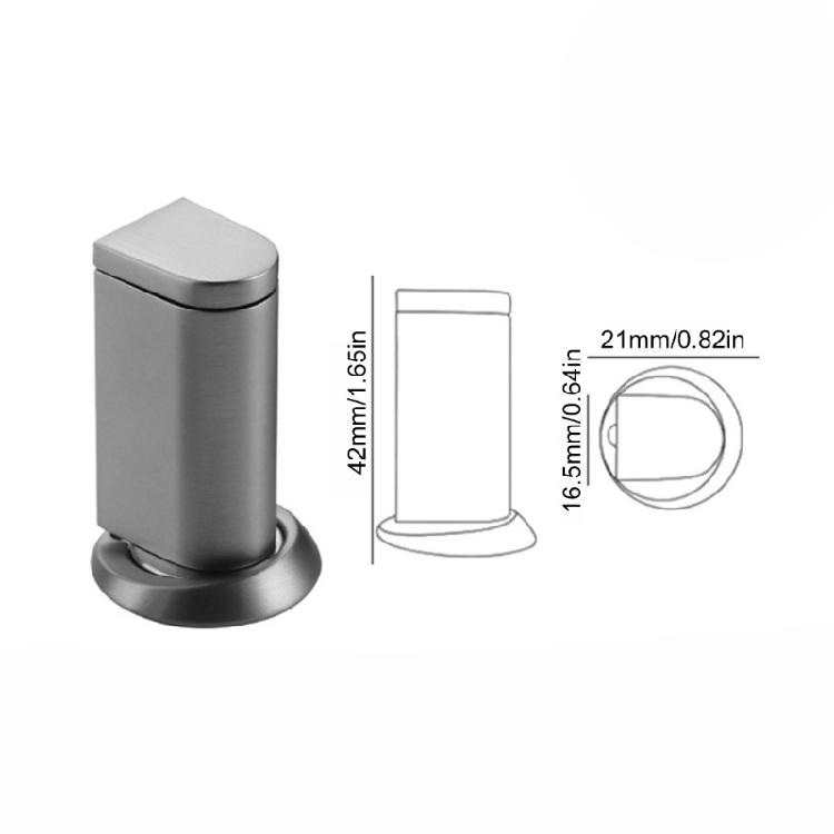 Floor Mounted Door Stop Anticollision Magnetic Door Stoppers Adjustable Bedroom Door Stop Wall Protector Door Accessories