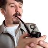 Retro Handheld Outdoor Prank Prop Bubble Blowing Pipe Fun Prank Bubble Machine