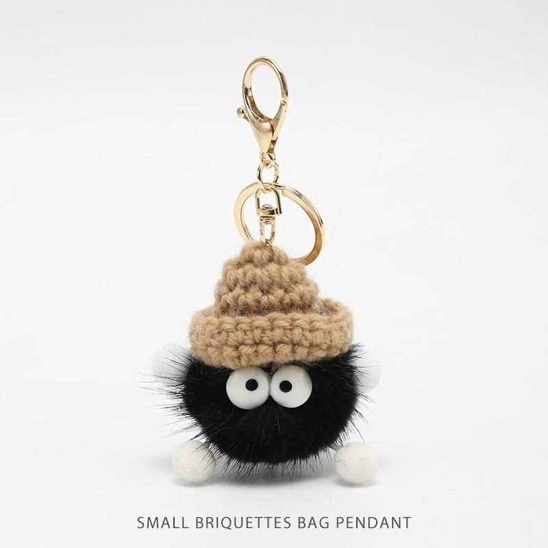 

Мастерская мастерства, новогодний подарок, маленькая сумка с угольным шариком, кулон, книжная сумка, милая уродливая вещь, кукла, кулон, брелок