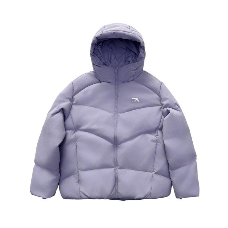 

Anta Water-Resistant Warm Lightweight Fashion Down Jacket Women outerwear Healing-Purple 162548920-4 M