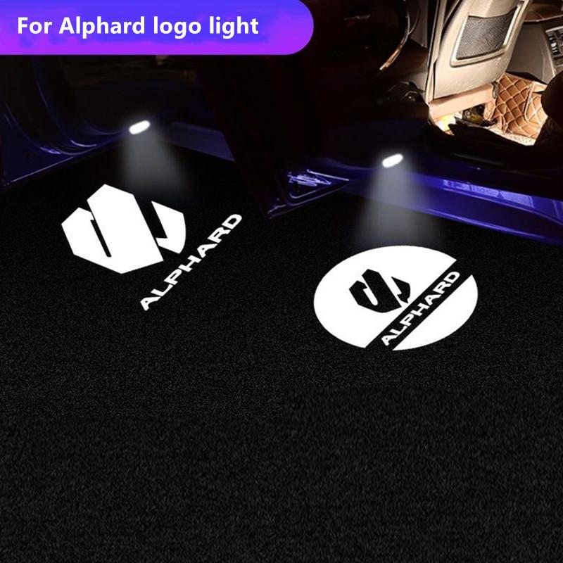 Led Car Door Light Luces Projector For TOYOTA Alphard 2011-2024 Vellfire 20/30 Series Decoration Styling Modification Accessorie