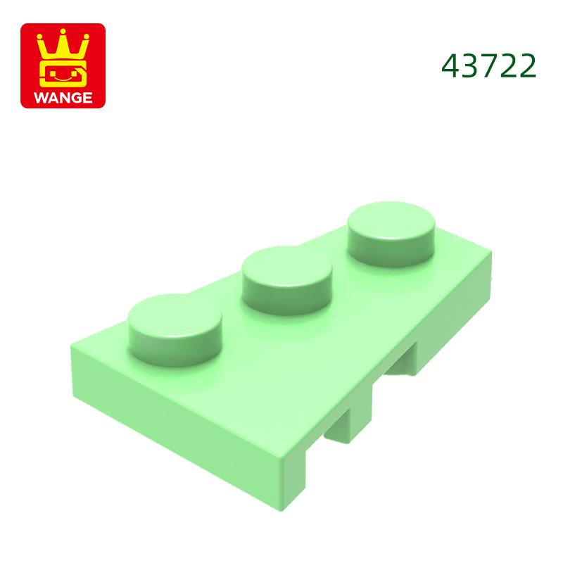158Pcs/lot 43723 2x3 Right Wedge Plate Construction Bricks MOC Accessories Works With Featuring Blocks Kids Playthings Gift Idea Box