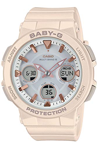 

Casio] Наручные часы BABYGY [Оригинал Япония] Радиоуправляемые на солнечной батарее BGA-2510-4AJF Женские Бежевые