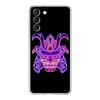 Flamingo Neon Flower Wave Art Phone Case For Samsung Galaxy S22 S21 S20 FE Ultra 5G S10 S10E S9 S8 Plus Note 10 20 Clear Cover