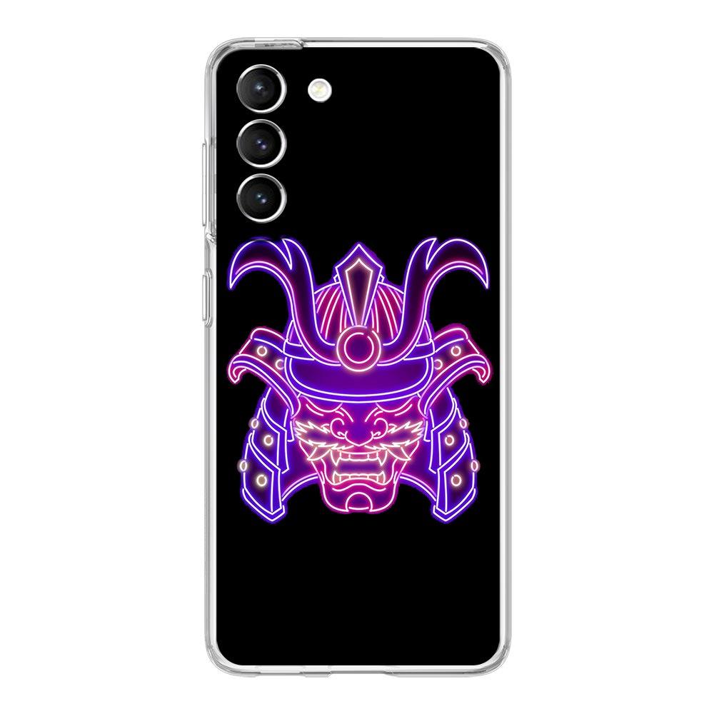 Flamingo Neon Flower Wave Art Phone Case For Samsung Galaxy S22 S21 S20 FE Ultra 5G S10 S10E S9 S8 Plus Note 10 20 Clear Cover