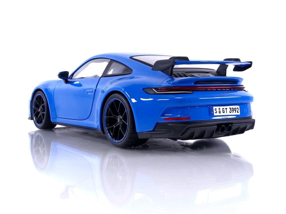 Miniature car Porsche 911 992 GT3 911 992 GT3 COUPE 2022 BLUE WHEELS BLACK 31458BL 1/18 1/18 -