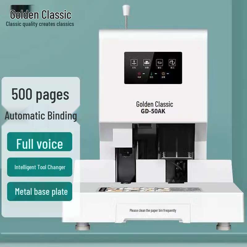 Golden GD-50AK Electric Financial Document Punching & Binding Machine