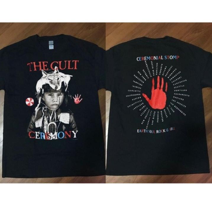 The Cult Ceremonial Stomp Tour Concert 1991 TShirt Unisex T-Shirt XXL