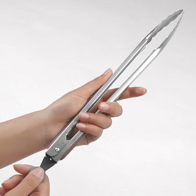 Stainless Steel BBQ Food Tongs