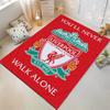 Liverpool Football Club Logo Red Theme Rug Non-slip rug suitable for living room and bedroom sofas.