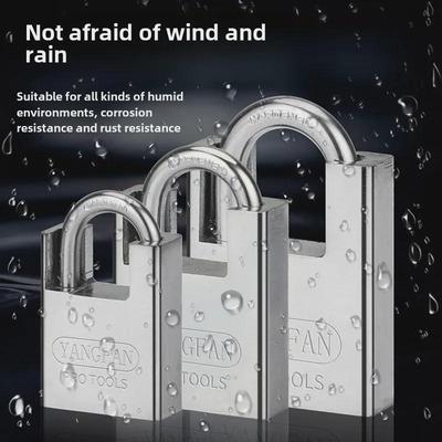 Half-Wrapped Anti-Shear Imitation Stainless Steel Padlock with Anti-Theft and Anti-Pry Features for Warehouse and Dormitory Doors