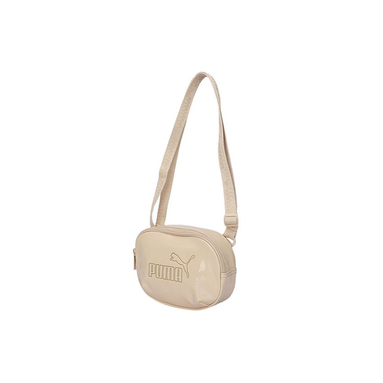 

New PUMA Fabric Camera Bag, Shoulder Bag Women s Cream 078114-02 19.1*4.1*14.0CM