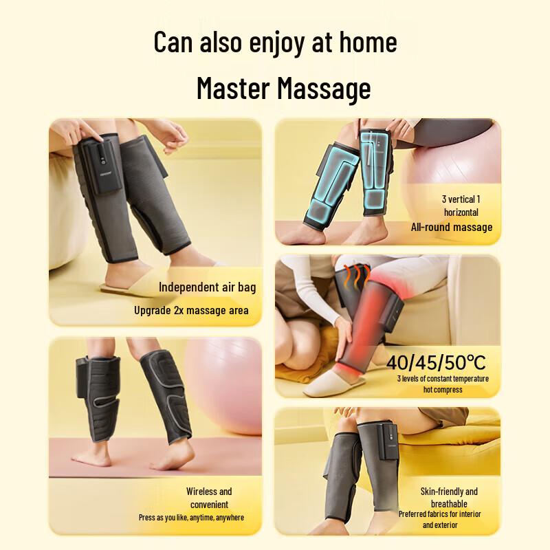 Xilaikang S9037A Heated Leg & Calf Massager - Double Pack