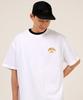 STUFF Corgi Small Text Logo White Heavy Short Sleeve Tee