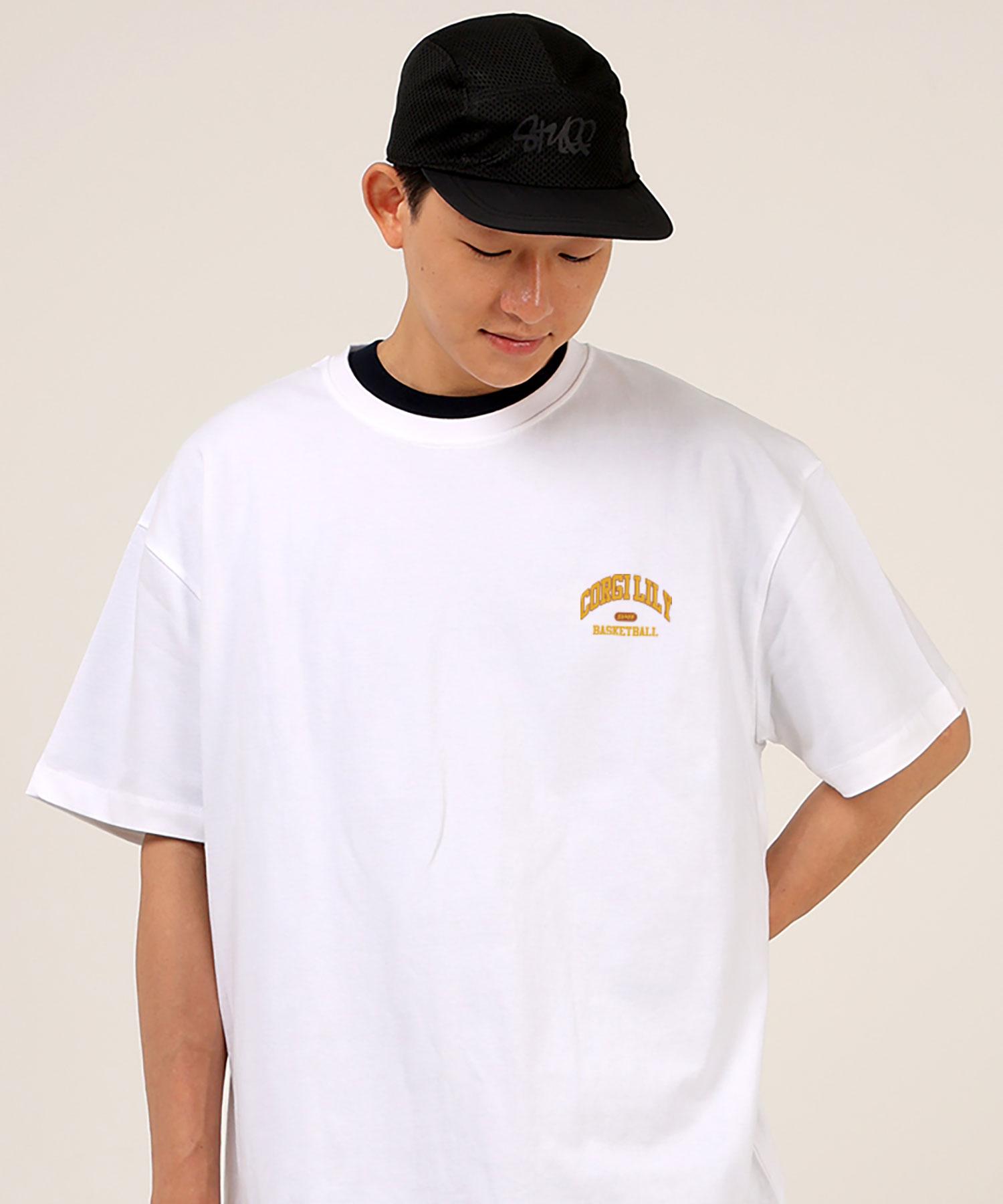 Sturf Corgi Small Text Logo White Heavy Short Sleeve Tee M