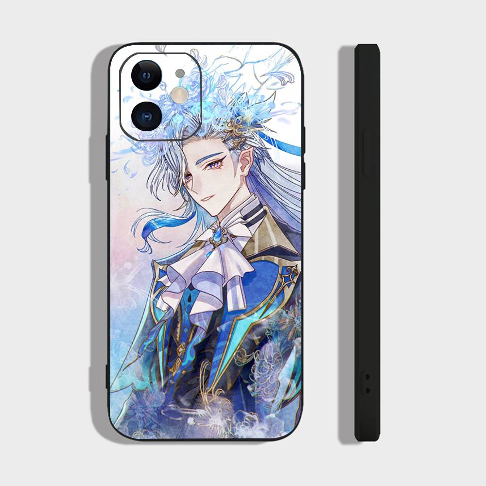 Genshin Impact Neuvillette Phone Case For IPhone 17 Air 16 15 14 13 Pro Max 11 12 Black Silicone Cover