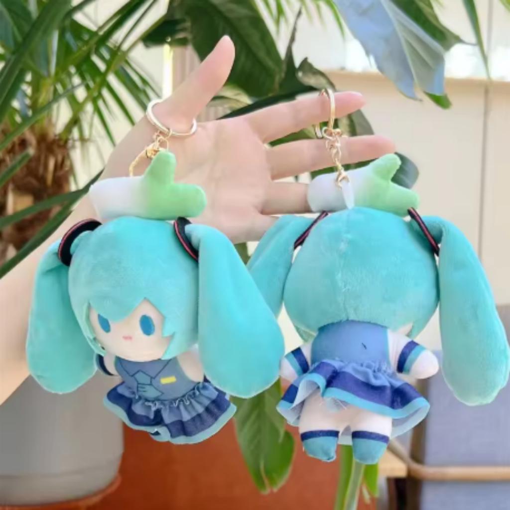 Breloc de pluș drăguț Hatsune Miku Pandantiv Kawaii pentru geantă Accesorii moi pentru cadou de ziua de naștere