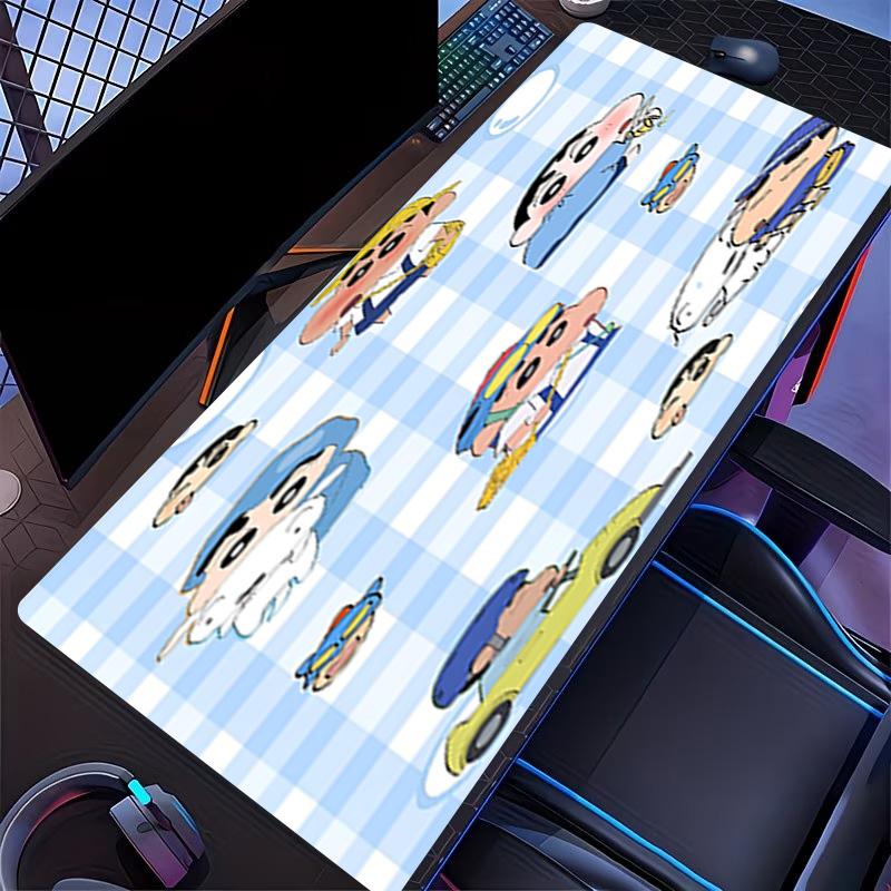 Crayon Shin Print Mouse Pad, for Keyboard Pad Laptop PC Mat for Office Home Use, Desk Decor, Perfect Birthday Gift for Gamers
