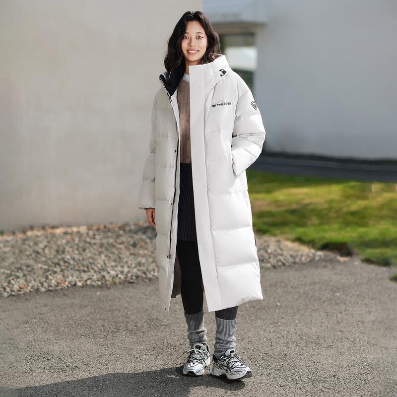 Unisex Long Hooded Down Jacket 5550873D