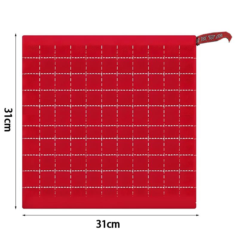 Kitchen Towels Checkered Designed Soft And Super Absorbent Dish Towels Cleaning Cloths