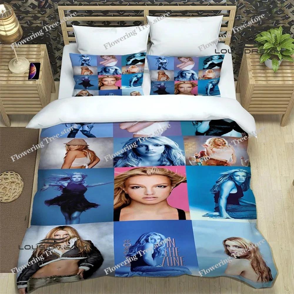 Star Britney Spearsr Bedding Sets Exquisite Bed Supplies Set Duvet Cover Bed Comforter Set Bedding Set Luxury Birthday Gift