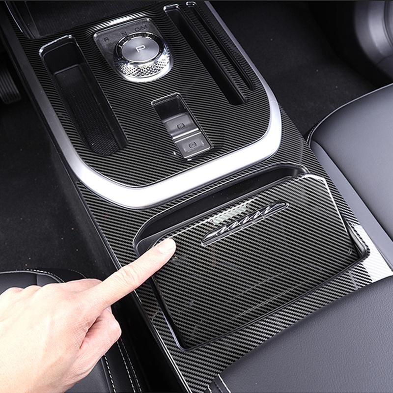 Carbon Fiber Color For Haval Jolion -2024 Interior Accessories Modify Part Refit Decorate Cover Trim Anti Kick Scratch Dirty