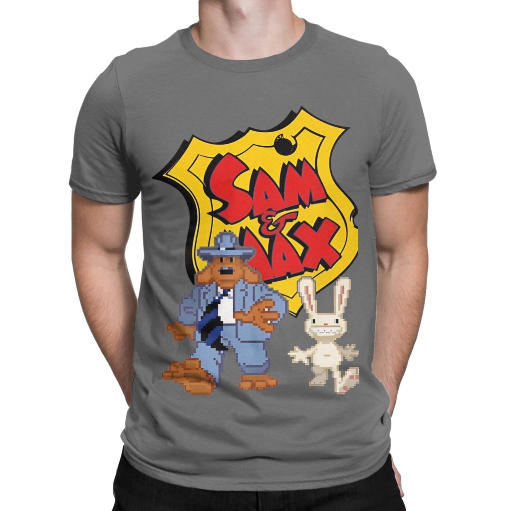Friend Graphic 100 Cotton Tshirt Sam And Max Hit The Road Tees Tops For Unisex