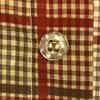 Durban 70s 80s vintage Check Pattern Long sleeve shirt M Brown Men's Used