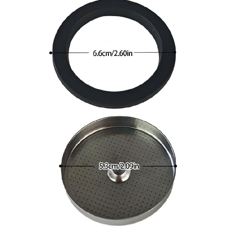 Multipurpose Quick Installation Silicone Gasket for Espresso Brew Heads Heat Resistant Coffee Maker Repair Component