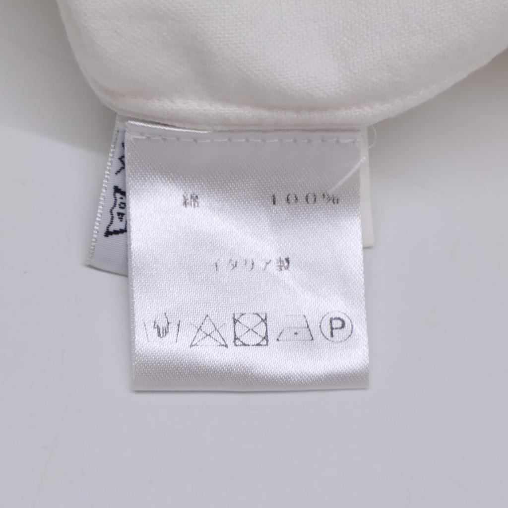 luigiborrelli MA0677932 Cotton button-down long-sleeve shirt/ tops M whiteUsed