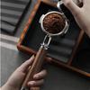 MHW-3BOMBER Coffee Machine Handle, Solid Wood Bottomless Extraction Modification Accessory, Walnut Handle - Lama/E61