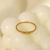Simple And Cold Style Fashion Hot Niche Geometric Ring Girls 316 Ring Does Not Fade