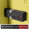 Keyless Adjustable Cabinet Password Lock Zinc Alloy Enhanced Security Security Lock Erosion Resistant Bolt Lock System Lockers