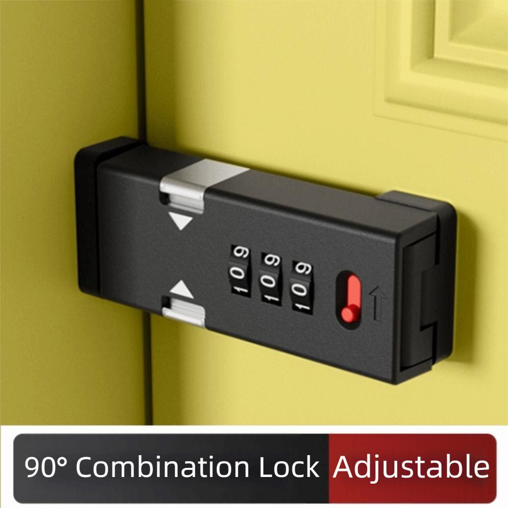 Keyless Adjustable Cabinet Password Lock Zinc Alloy Enhanced Security Security Lock Erosion Resistant Bolt Lock System Lockers