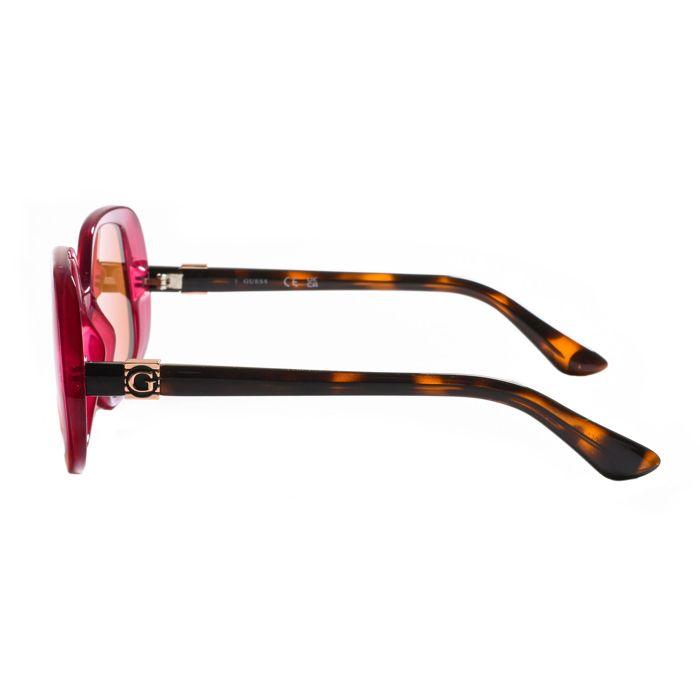 Lunettes De Soleil Carrées GU7862 Pour femmes-Bordeaux
