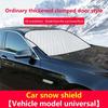 Universal Front Car Snow Frost Cover Windshield Outdoor Waterproof Winter Automobiles Exterior Protection Sunshade ProtectorWindshield Sunshades 1