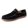 Fashion 2025 New Handmade Leather Men Shoes Casual Comfortable Men Loafers Suede Leather Shoes Men Flats Hot Sale Outdoor Walking Shoes