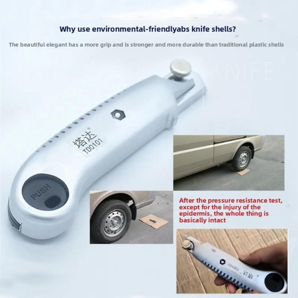 Damaly Utility Knife  5-round Wallpaper Knife Paper Cutter Stainless Steel Wallpaper Knife Multi-purpose Cutter