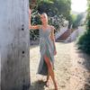 Women's Solid Color Strap Dress