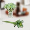 Mini Glass Flower Artificial Creative Collectible Decoration Floral Figurine for Mom Wife