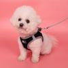Ding Dong Pet Dog Snuggle Mesh Harness Set, Black