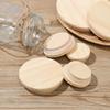 Wooden Bottle Sealing Caps Kitchen Organization Wide Mouth Cover Mason Jar Lid Wood Lids Canning Storage